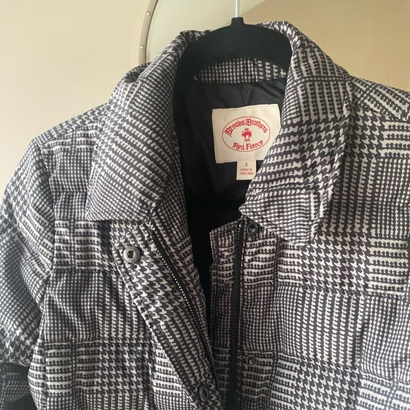 Prince of Wales Brooks Brothers Plaid Puffer Jacket Small - Picture 2 of 4